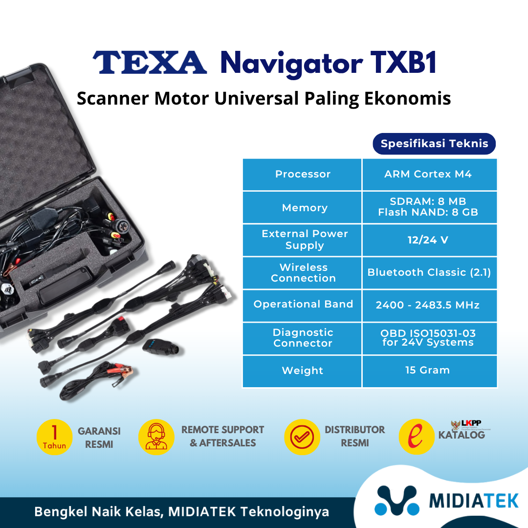 TEXA Navigator TXB1 Scanner Motor Universal — foto 3