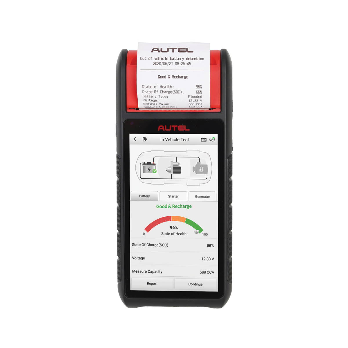 AUTEL MaxiBAS BT608 Battery Tester — foto 2