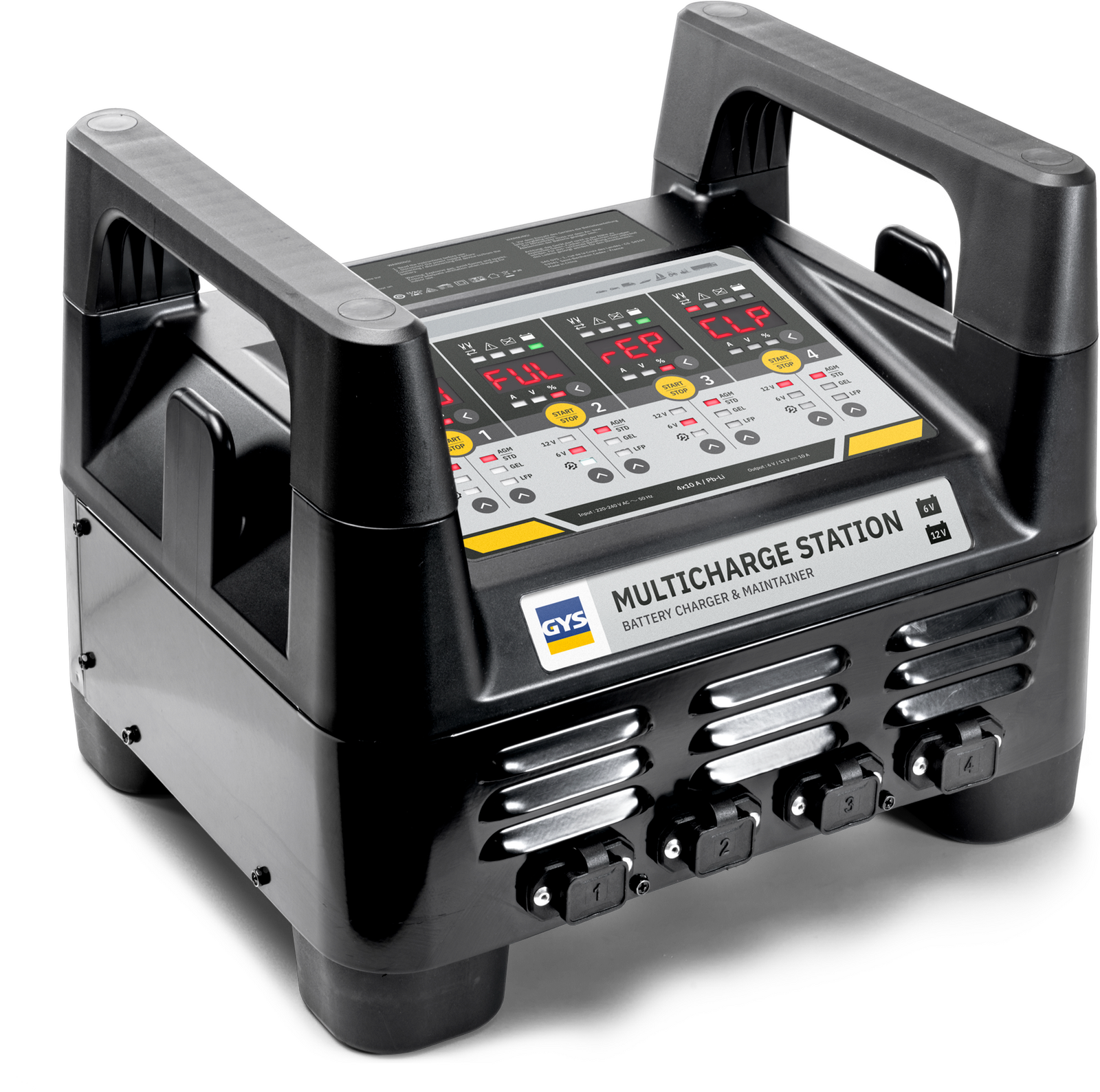 GYS Multicharge Station 4x10A | Charger Battery 4 Channel 6V 12V — foto 3