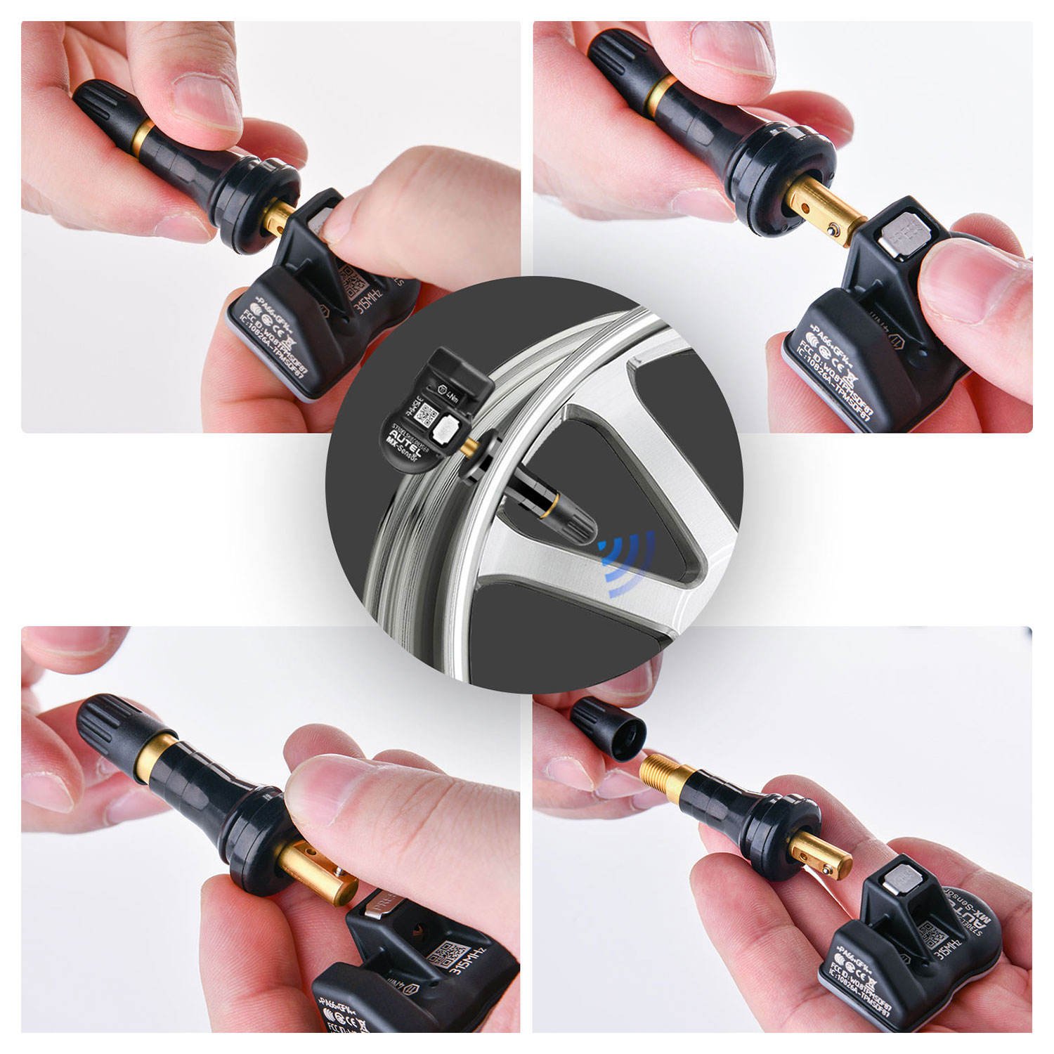 AUTEL MX-Sensor 315+433mhz Rubber | Sensor TPMS Programmable — foto 5