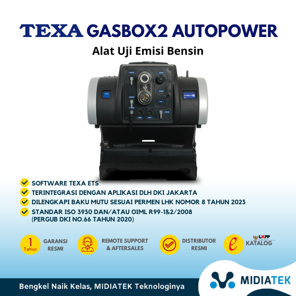 TEXA GASBOX2 Autopower Alat Uji Emisi Untuk Mesin Bensin — foto 2