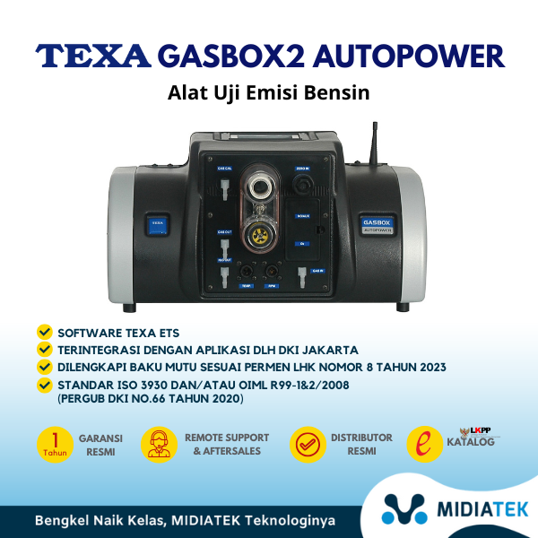 TEXA GASBOX2 Autopower Alat Uji Emisi Untuk Mesin Bensin — foto 3