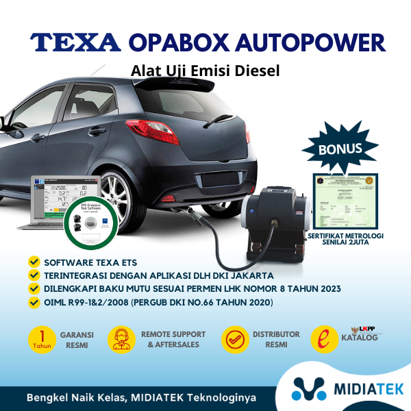 TEXA Opabox Autopower Alat Uji Emisi Untuk Mesin Diesel — foto 2
