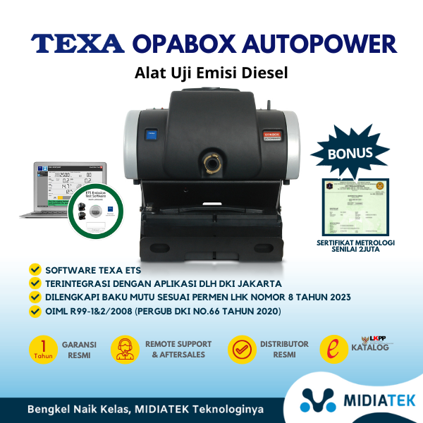 TEXA Opabox Autopower Alat Uji Emisi Untuk Mesin Diesel — foto 4
