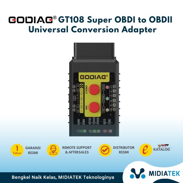 GODIAG GT108 Super OBDI to OBDII Universal Conversion Adapter