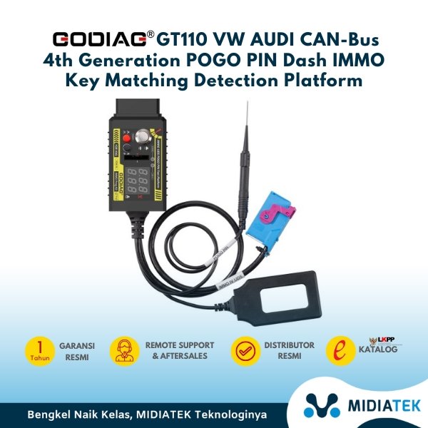 GODIAG GT110 Test Platform IMMO VW Audi 4th Gen | POGO PIN & CAN-Bus UDS