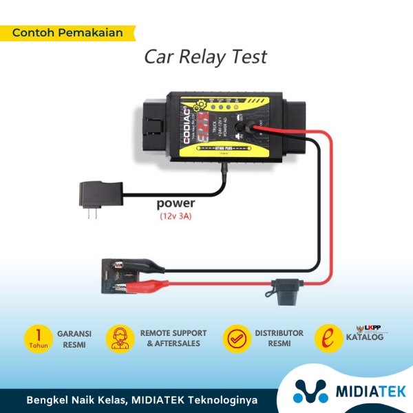 GODIAG GT106 PLUS Heavy Duty Truck Adapter Converter 24V to12V — foto 4