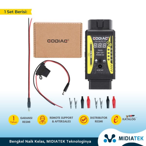 GODIAG GT106 PLUS Heavy Duty Truck Adapter Converter 24V to12V — foto 6