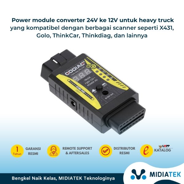 GODIAG GT106 PLUS Heavy Duty Truck Adapter Converter 24V to12V — foto 8