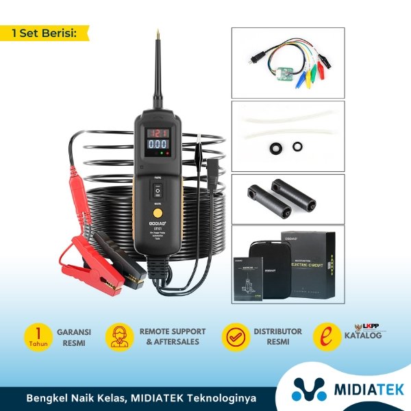 GODIAG GT101 PIRT Power Probe DC 6-40V Vehicles Electrical System Diagnosis/ Fuel Injector Cleaning and Testing/ Current Detection/Relay Testing — foto 6