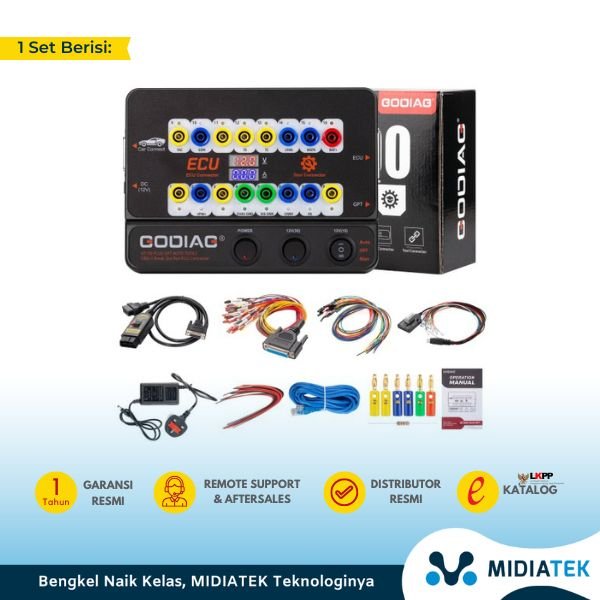GODIAG GT100 PLUS GPT OBD2 Breakout Box & ECU Connector (24V–12V) — foto 5