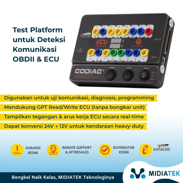 GODIAG GT100 PLUS GPT OBD2 Breakout Box & ECU Connector (24V–12V) — foto 6