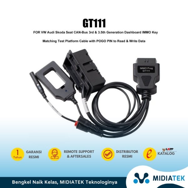 GODIAG GT111 VW Audi CAN-Bus IMMO Key Matching Test Platform POGO PIN (Gen 3 & 3.5) — foto 3