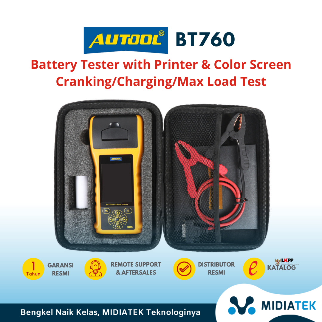 AUTOOL BT760 6-32V Car Battery Load Tester — foto 3