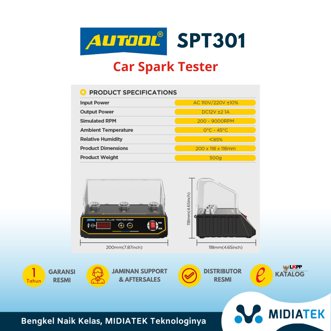 AUTOOL SPT301 Spark Plug Spark Tester — foto 2