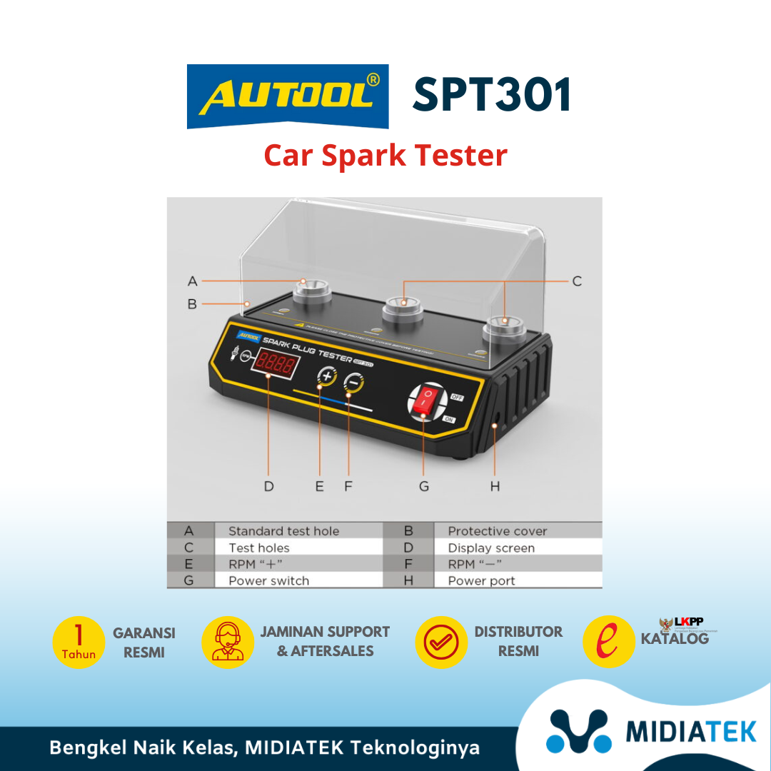 AUTOOL SPT301 Spark Plug Spark Tester — foto 4