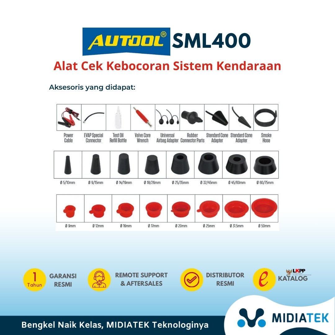 AUTOOL SML400 Automotive Smoke Leak Detector — foto 3