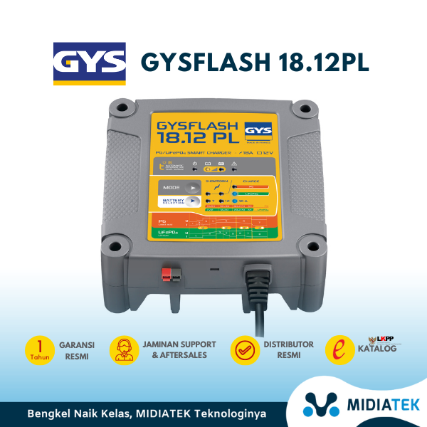 GYS GYSFLASH 18.12PL BAttery Charger — foto 3