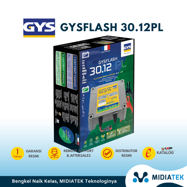 GYS GYSFLASH 30.12PL Battery Charger — foto 3