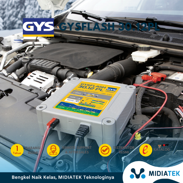 GYS GYSFLASH 30.12PL Battery Charger — foto 4