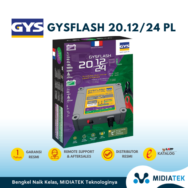 GYS GYSFLASH 20.12/24 PL Battery Charger — foto 4