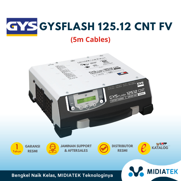 GYS GYSFLASH 125.12 CNT FV Inverter Charger