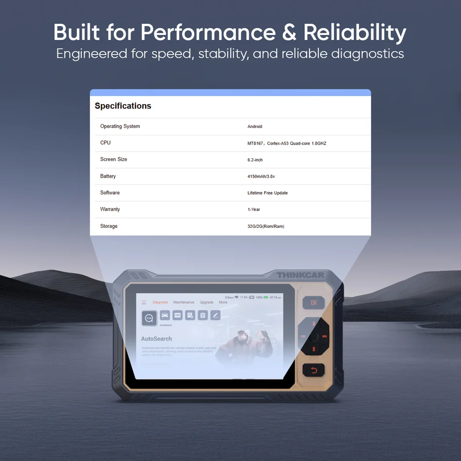 Thinkcar Thinktool READER 8 Full System OBD2 Scanner with CAN FD — foto 2