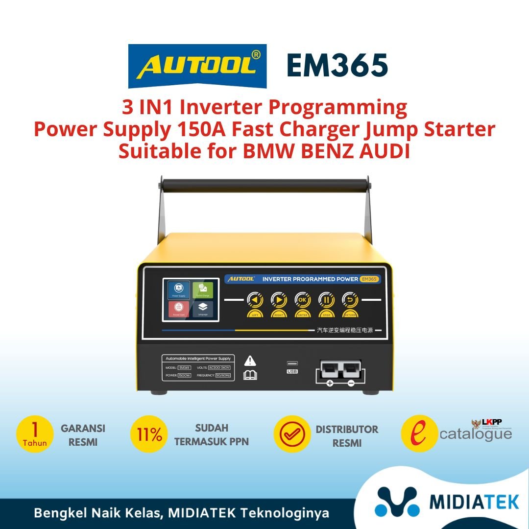 AUTOOL EM365 3 IN1 Inverter Programming Power Supply 150A Fast Charger Jump Starter Suitable for BMW BENZ AUDI — foto 4