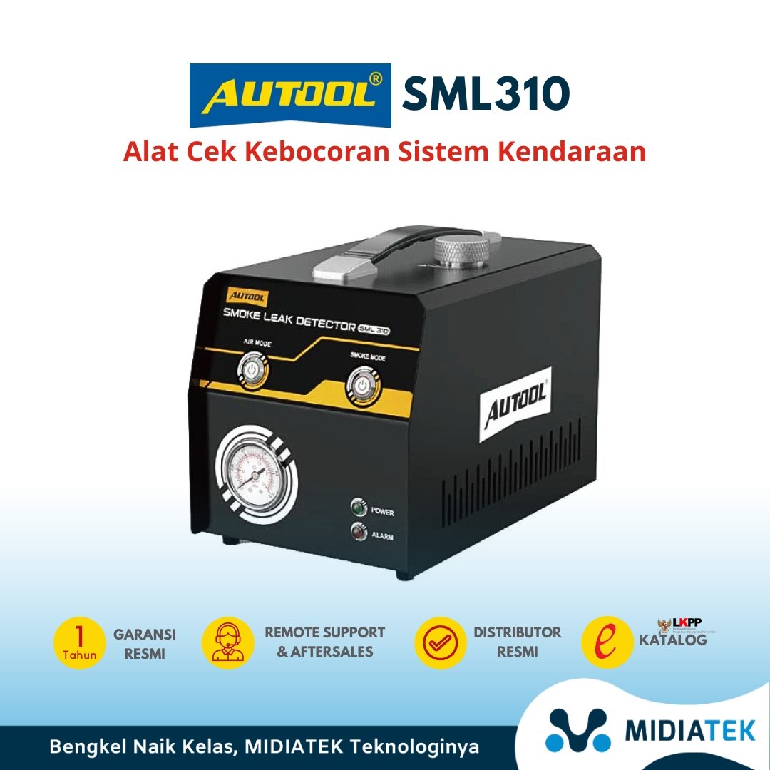 AUTOOL SML310 Automotive Smoke Leak Detector 12V Alat Cek Kebocoran Sistem Kendaraan