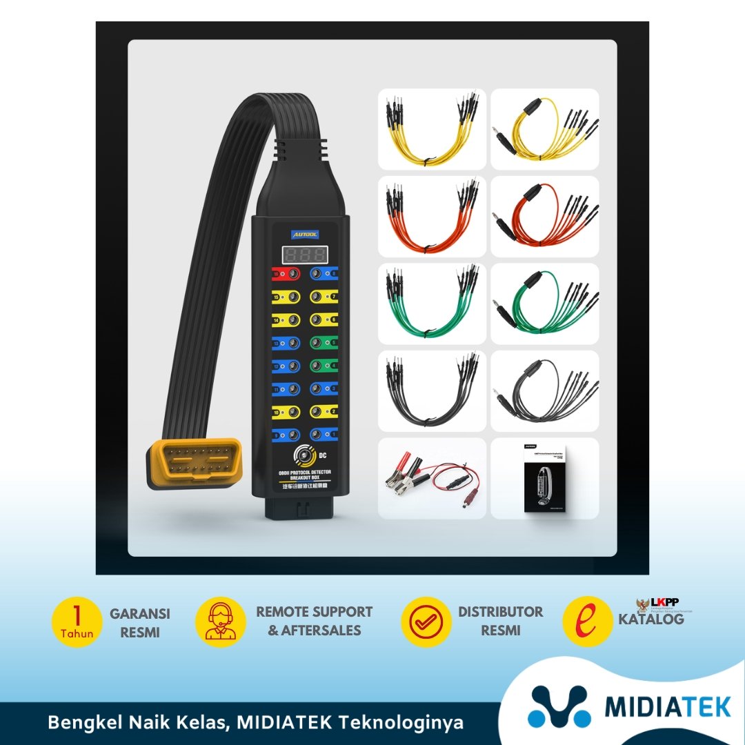 AUTOOL OBD2 Breakout Box  Alat Tester Protokol & Sinyal OBD2 Mobil — foto 2