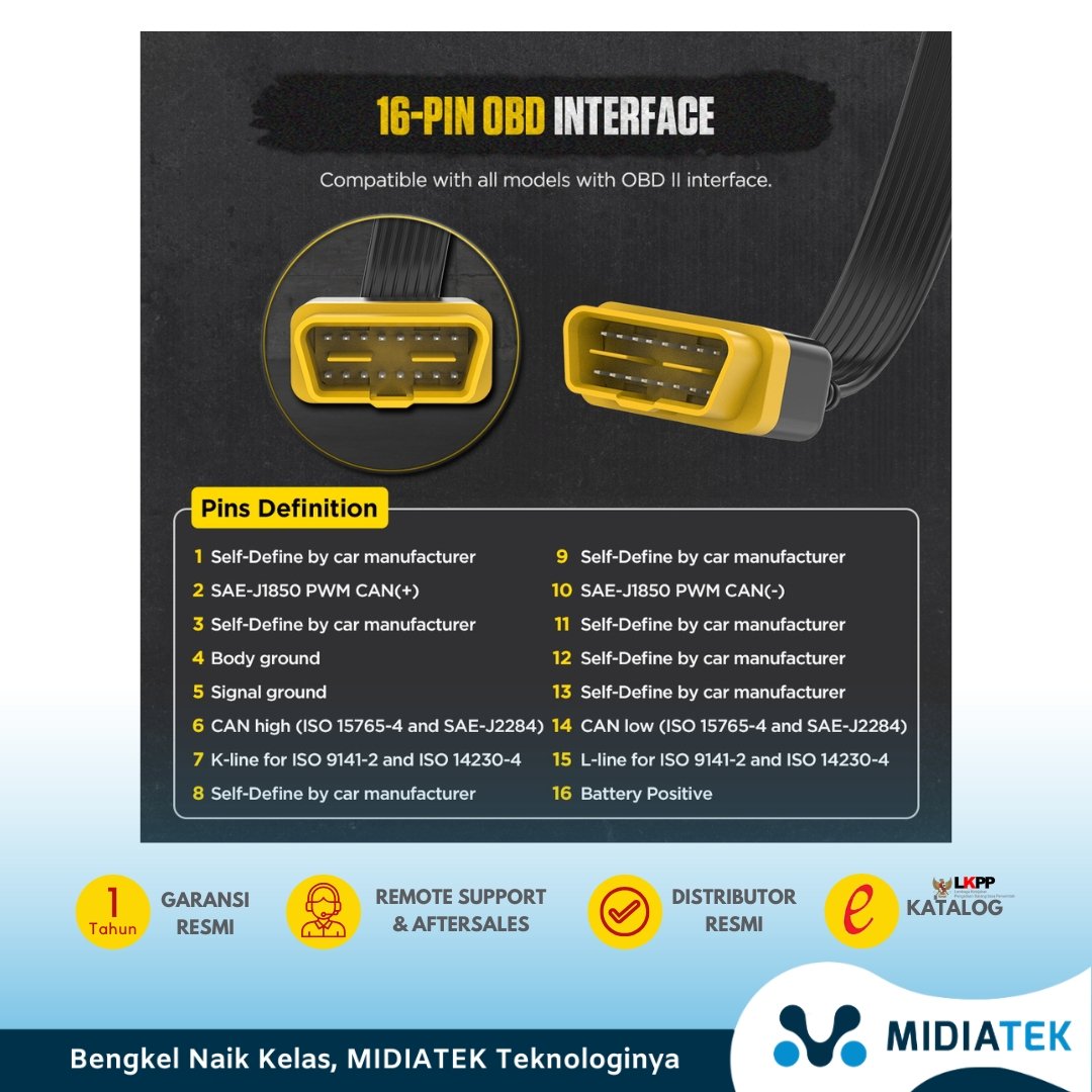 AUTOOL OBD2 Breakout Box  Alat Tester Protokol & Sinyal OBD2 Mobil — foto 5