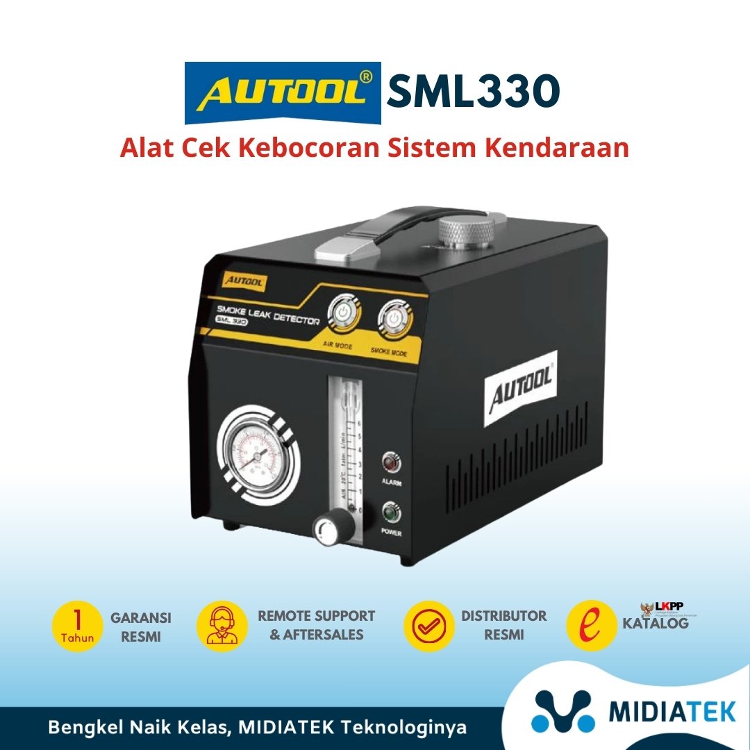 AUTOOL SML330 Automotive Smoke Leak Detector 12V Alat Cek Kebocoran Sistem Kendaraan