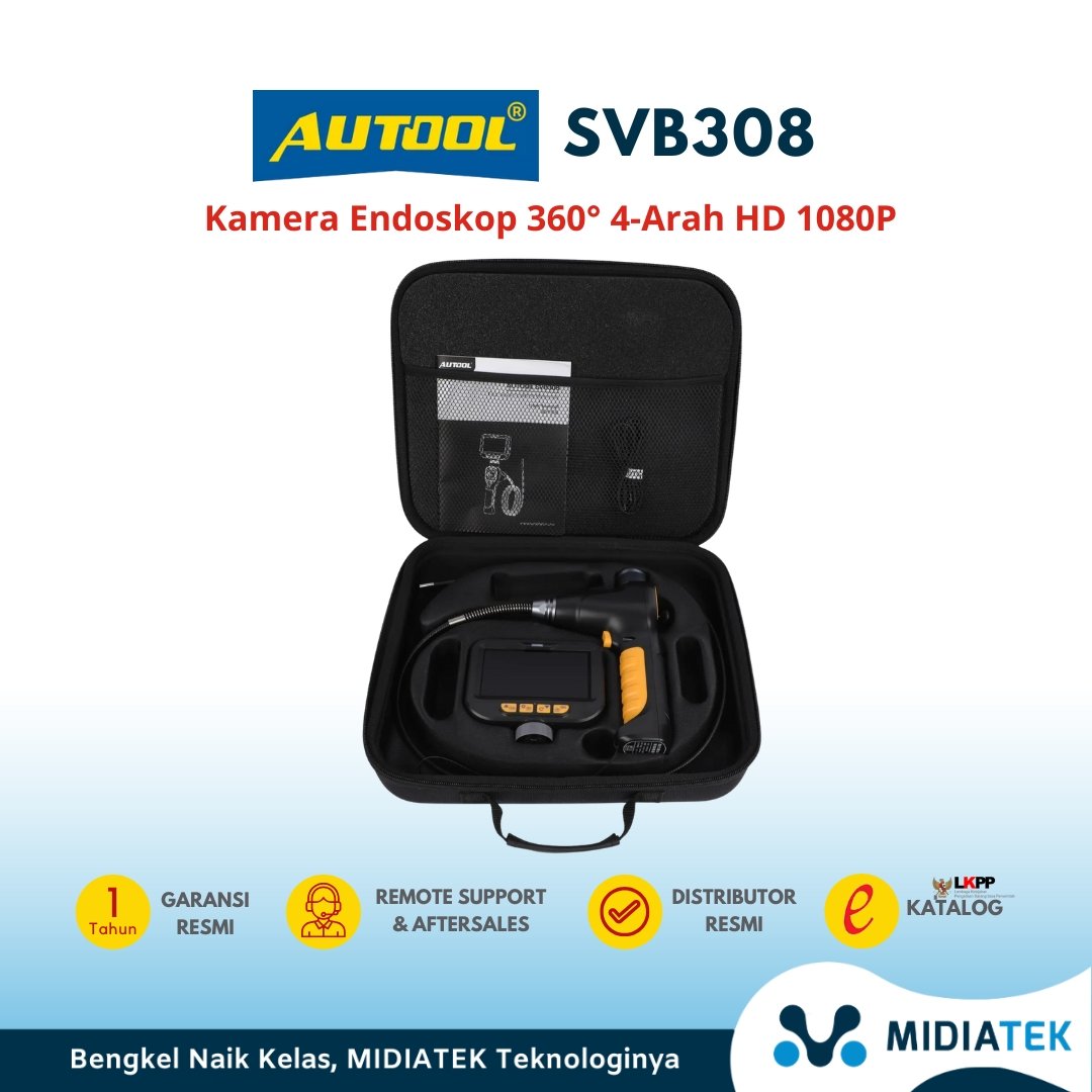 AUTOOL SVB308 Kamera Endoskop 360° 4-Arah HD 1080P — foto 4