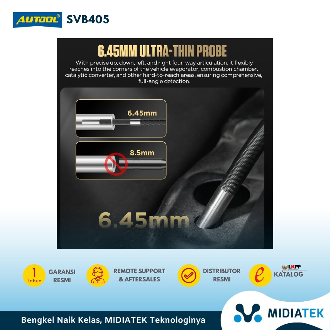 AUTOOL SVB405 Kamera Endoskop Mobil 360° 4-Arah — foto 2