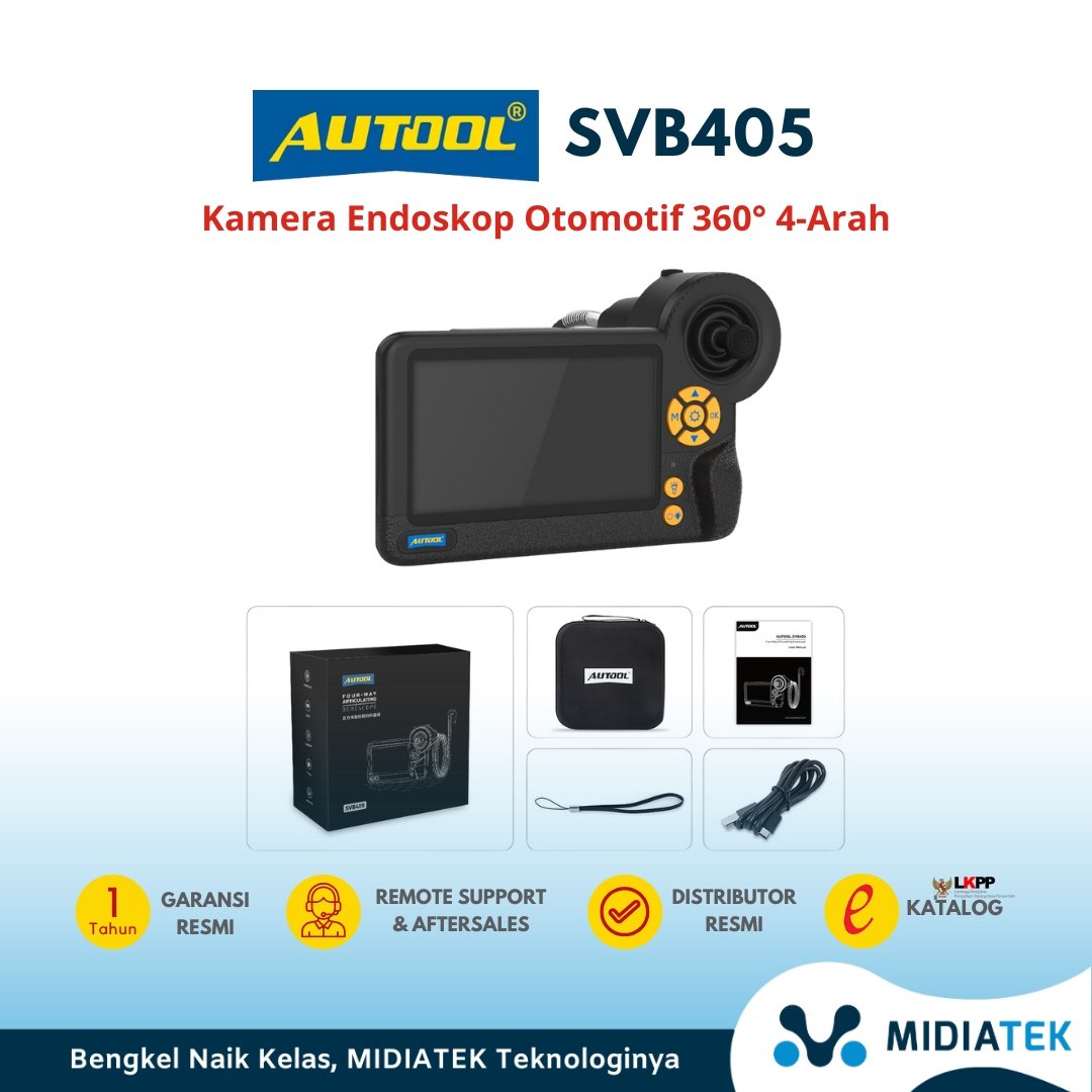 AUTOOL SVB405 Kamera Endoskop Mobil 360° 4-Arah — foto 4