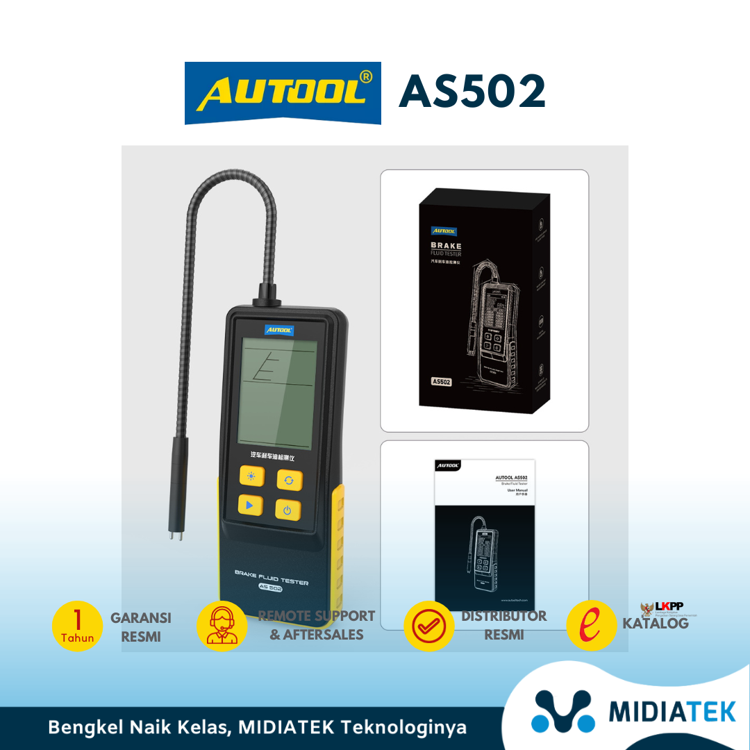 AUTOOL AS502 Car Brake Fluid Tester Car Oil Quality Water Content Percentage Brake Oil Testing For Automotive DOT3 DOT4 DOT5.1 — foto 2