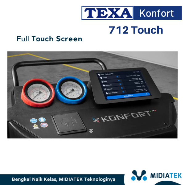 TEXA KONFORT 712 TOUCH for R134a or R1234yf