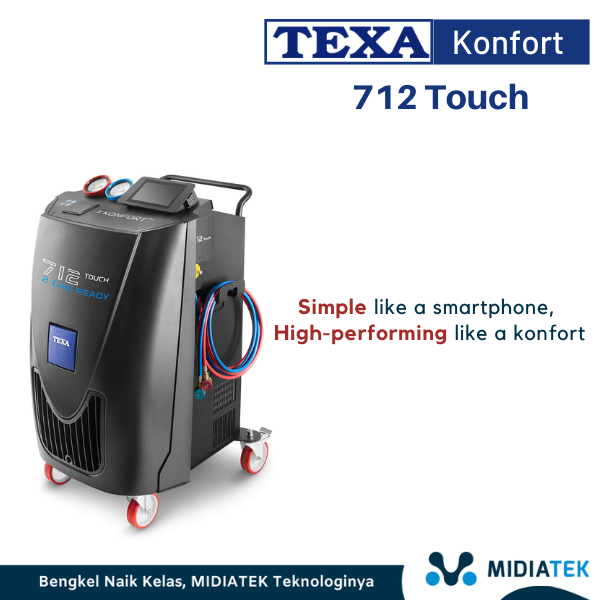 TEXA KONFORT 712 TOUCH for R134a or R1234yf — foto 2