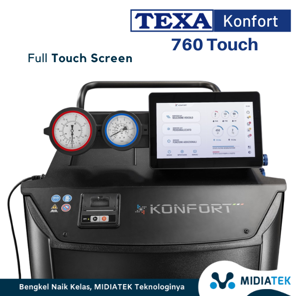 TEXA KONFORT 760 TOUCH for R134a or R1234yf
