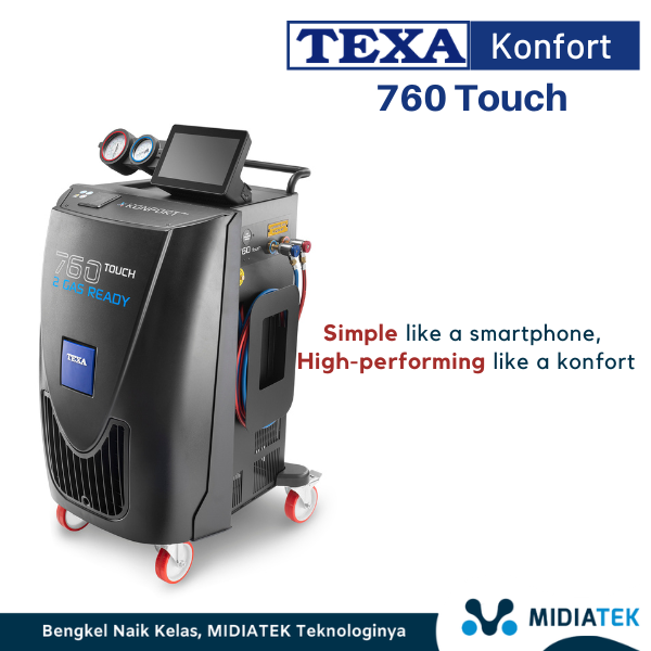 TEXA KONFORT 760 TOUCH for R134a or R1234yf — foto 2