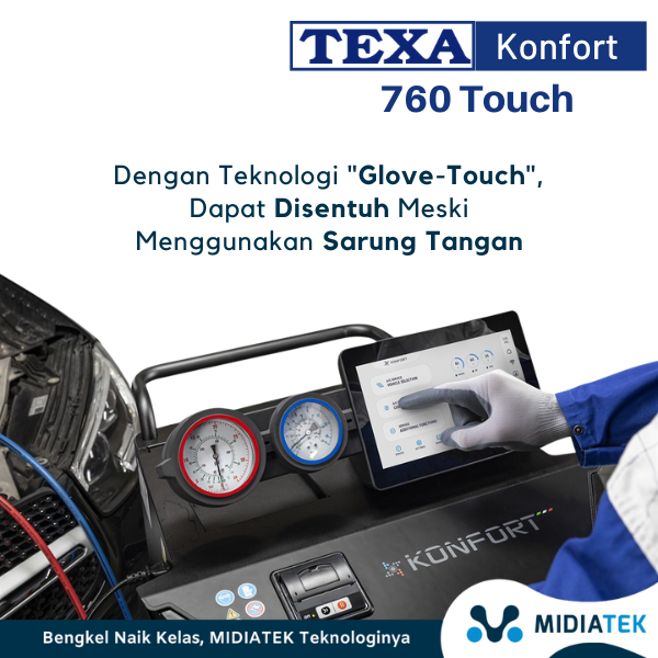 TEXA KONFORT 760 TOUCH for R134a or R1234yf — foto 3