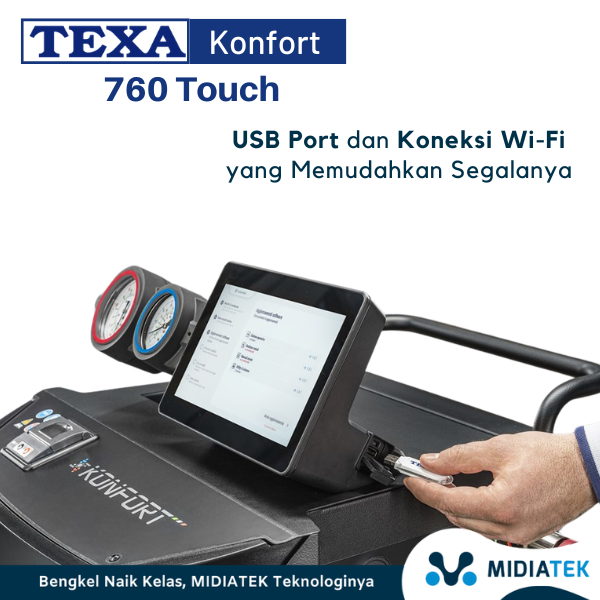 TEXA KONFORT 760 TOUCH for R134a or R1234yf — foto 4