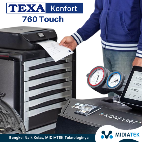 TEXA KONFORT 760 TOUCH for R134a or R1234yf — foto 5