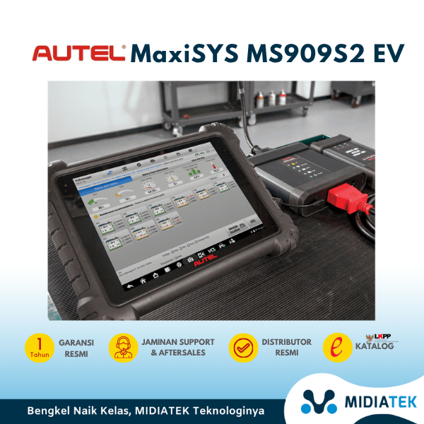 AUTEL MS909S2EV Scanner Mobil dengan MaxiFlash VCIJ2534  — foto 2