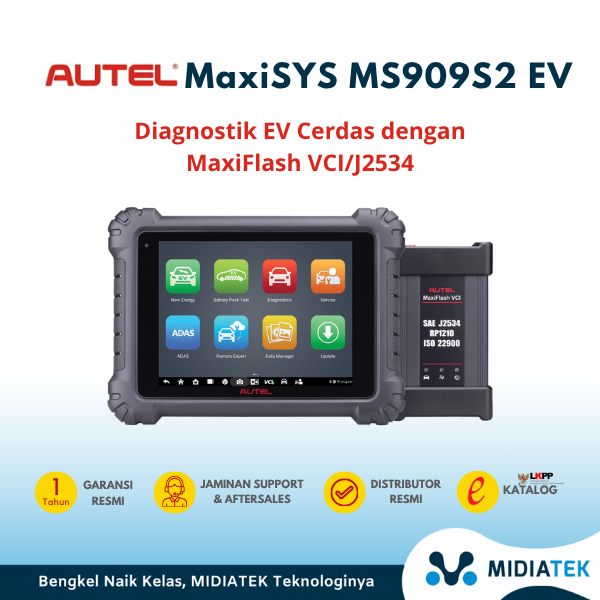 AUTEL MS909S2EV Scanner Mobil dengan MaxiFlash VCIJ2534  — foto 4