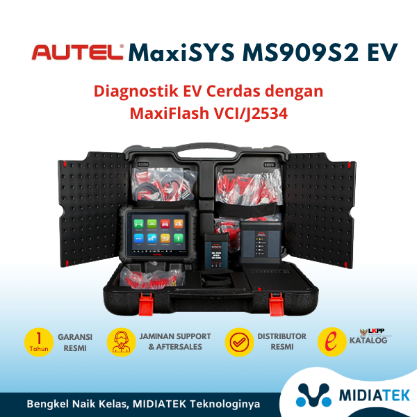 AUTEL MS909S2EV Scanner Mobil dengan MaxiFlash VCIJ2534  — foto 5