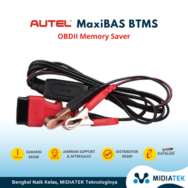 AUTEL MaxiBAS BTMS Alat Cegah Reset Ganti Aki Mobil OBDII Memory Saver — foto 4