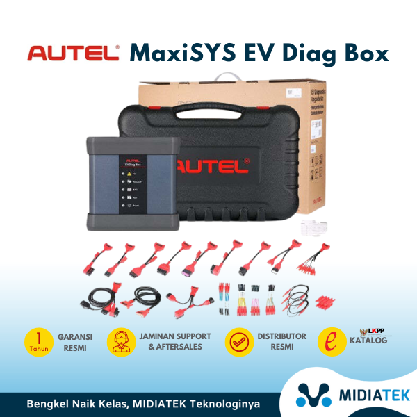 AUTEL MaxiSYS EVDiag Box Kotak & Adaptor EVDiag untuk Diagnostik Paket Baterai — foto 3