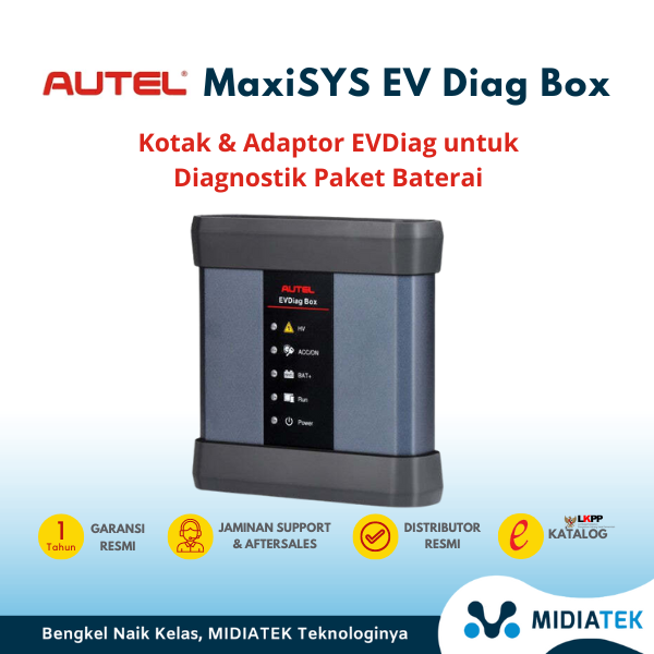 AUTEL MaxiSYS EVDiag Box Kotak & Adaptor EVDiag untuk Diagnostik Paket Baterai — foto 4