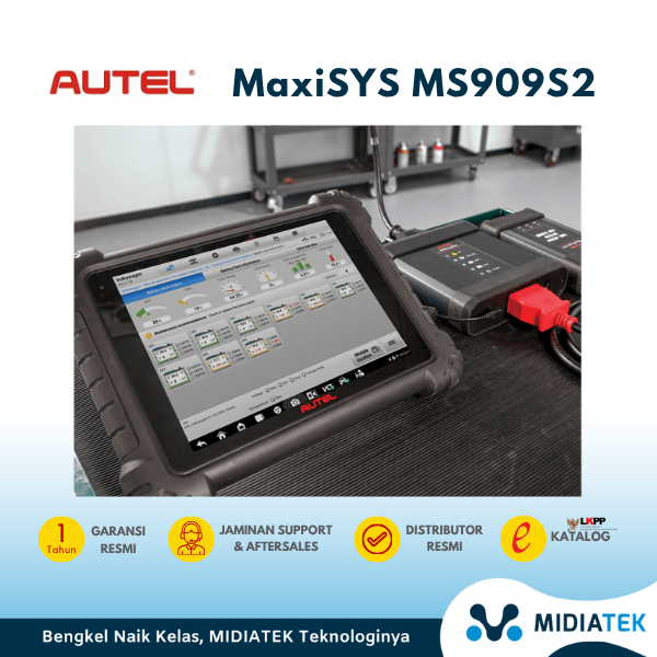 AUTEL MS909S2 Scanner Mobil dengan MaxiFlash VCIJ2534  — foto 3